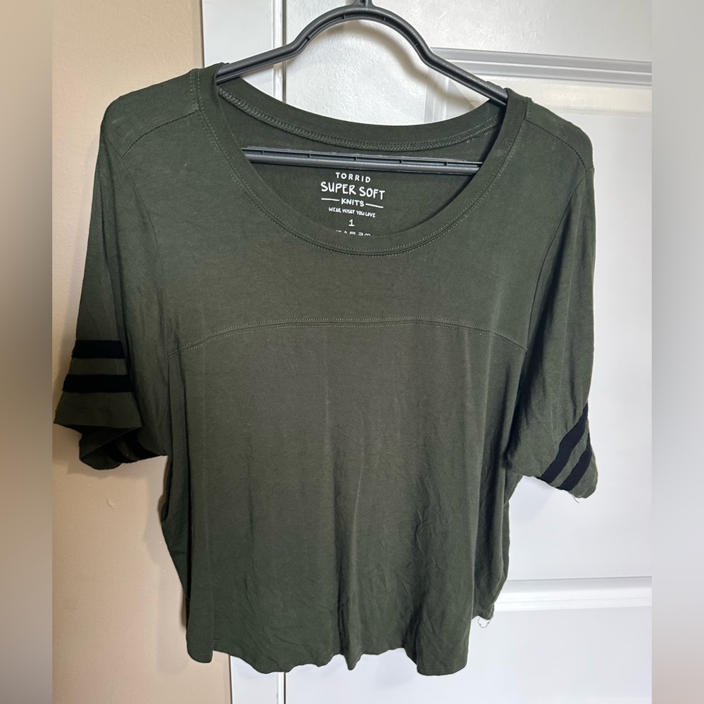 Torrid short sleeve football tee